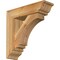 Ekena Millwork Imperial Traditional Rough Sawn Bracket w/ Offset Brace, Western Red Cedar, 6"W x 20"D x 20"H BKT0604X20X20IMP01RWR - alternate 1